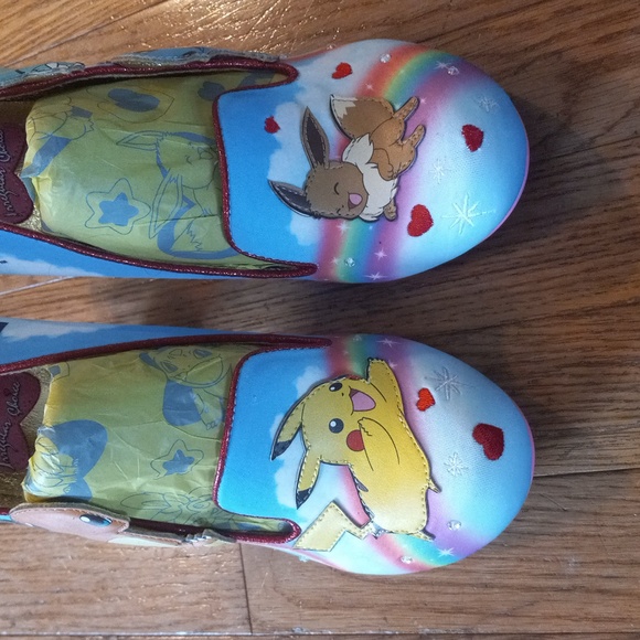 New Pokemon Party ADORABLE Irregular Choice Heels, size 41, US size 11.5 - Picture 5 of 14